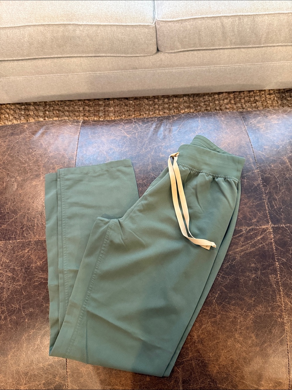 Women’s Figs Green Drawstring Pants